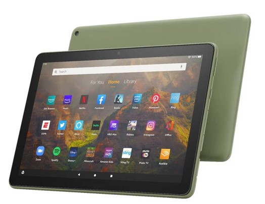 AMAZON FIRE HD 10 WITH ALEXA TABLET 32GB OLIVE