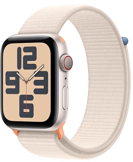 Apple Watch S9 45mm Starlight Sport Band