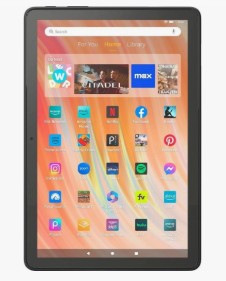 AMAZON FIRE HD 10 WITH ALEXA TABLET 32GB BLACK