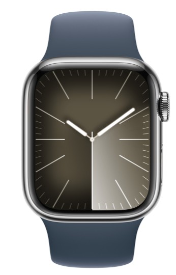 Apple Watch Series 9 Cellular 41mm Silver Sport Band - M/L