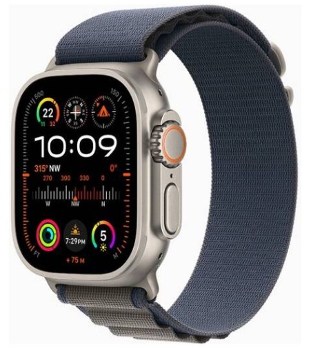 Apple Watch Ultra 2 GPS + Cellular, 49mm Blue Alpine Loop - Large