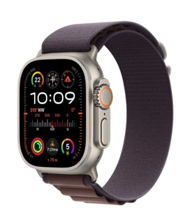 Apple Watch Ultra 2 GPS + Cellular, 49mm Indigo Alpine Loop - Large