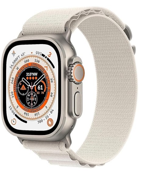Apple Watch Ultra Cell 49mm Starlight Alpine Loop-M
