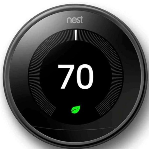 Google Nest Learning Thermostate 3rd Gen Black