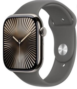 Apple Watch S10 GPS 42mm Natural Titanium Gray Sport BandM/L CEL.