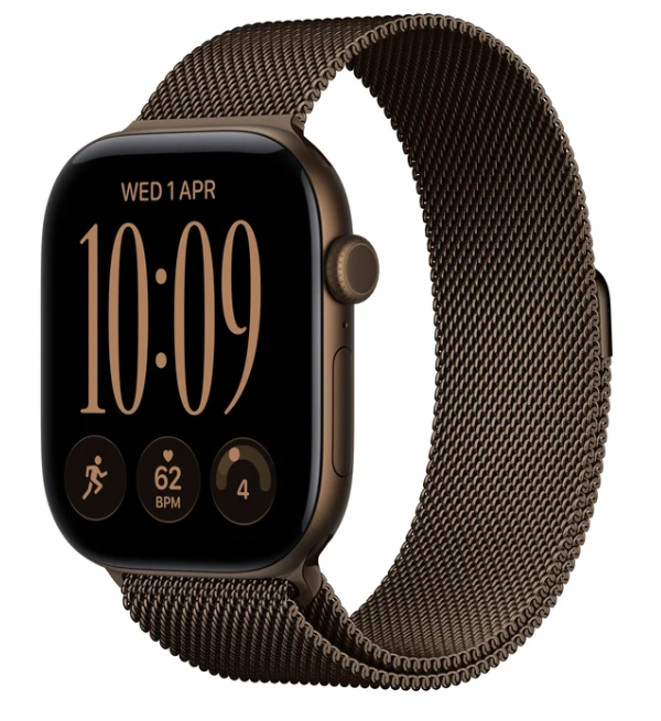 MKDC4 Apple Watch S 12 GPS 42mm Dark Bronze Aluminium Case with Dark Bronze Milanese Loop
