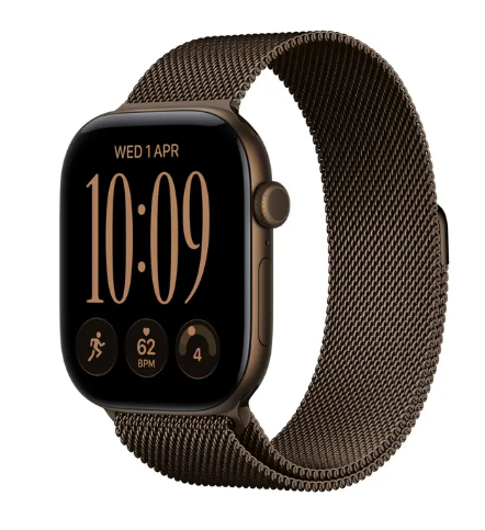 MKD74 Apple Watch S 12 GPS 46mm Dark Bronze Aluminium Case with Dark Bronze Milanese Loop - S/M