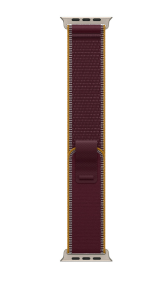 MK8G4 49mm Burgundy Trail Loop - S/M - Natural Titanium Finish