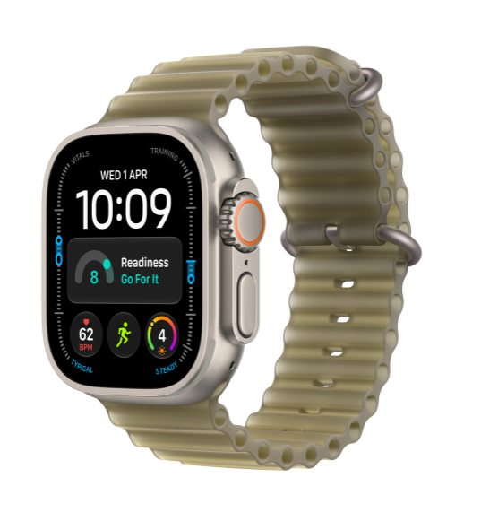 MK7M4 49mm Translucent Kelp Ocean Band - Natural Titanium Finish