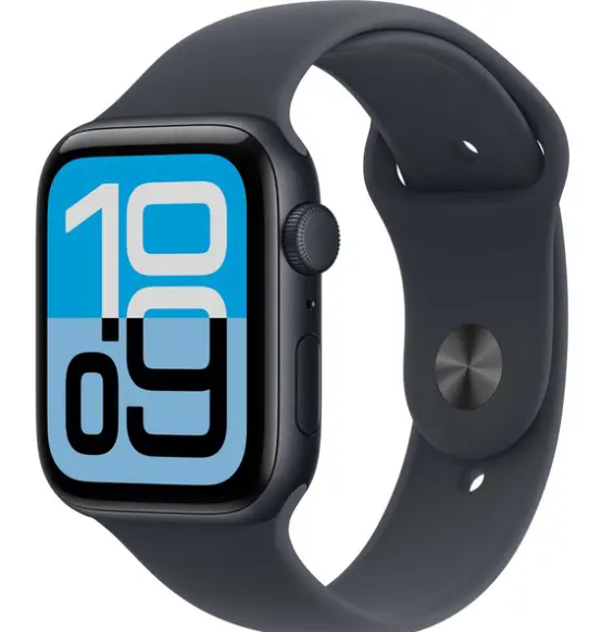 MJL94 Apple Watch SE 3 2026 GPS 44mm Midnight   Sport Band - M/L