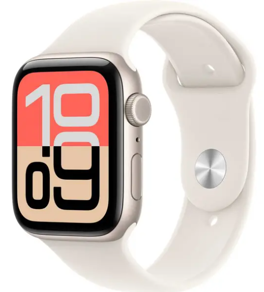 MJLC4 Apple Watch SE 3 2026 GPS + Cellular 40mm Starlight   Sport Band - S/M