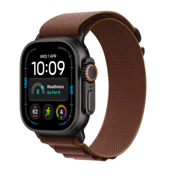 MKF14 49mm Burgundy Alpine Loop - Medium - Black Titanium Finish