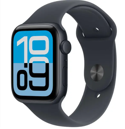 MJLG4 Apple Watch SE 3 2026 GPS + Cellular 40mm Midnight   Sport Band - S/M