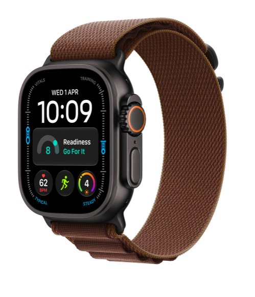 MKF04 49mm Burgundy Alpine Loop - Small - Black Titanium Finish