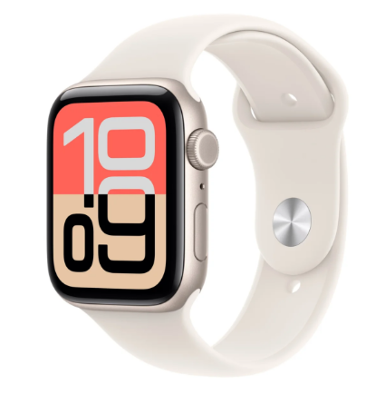 MJLL4 Apple Watch SE 3 2026 GPS + Cellular 44mm Starlight   Sport Band - S/M