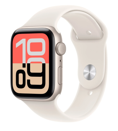 MJLN4 Apple Watch SE 3 2026 GPS + Cellular 44mm Starlight   Sport Band - M/L