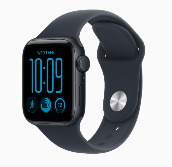 MJLT4 Apple Watch SE 3 2026 GPS + Cellular 44mm Midnight   Sport Band - M/L